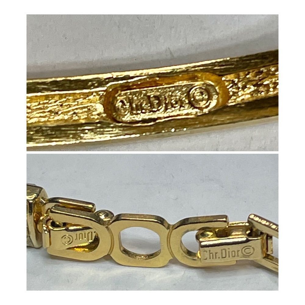 Christian Dior Yellow Gold Tone Matching Jewelry Set - Picture 3 of 13